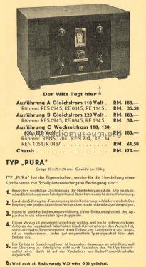 Pura 3W; Klenk & Co.; (ID = 1790283) Radio