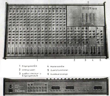 Stereomischpult Mixer 1642; Klingenthaler (ID = 2085292) Verst/Mix