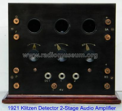 Detector-Two Step Amplifier ; Klitzen Radio (ID = 893953) mod-pre26