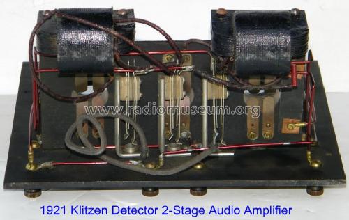 Detector-Two Step Amplifier ; Klitzen Radio (ID = 893960) mod-pre26