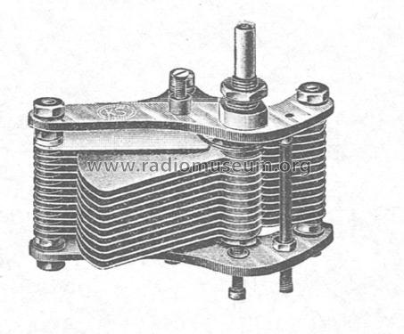 Einfach-Drehkondensator Ferro; Klütz & Schnetzke KS (ID = 1542456) Radio part