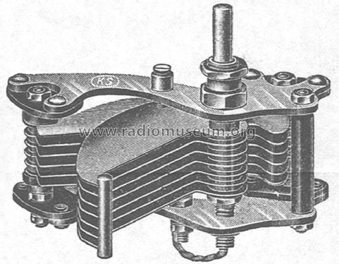 Einfach-Drehkondensator KW; Klütz & Schnetzke KS (ID = 1542443) Bauteil