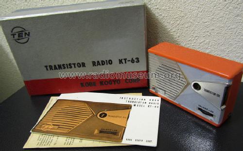 Transistor Six KT-63; TEN brand, Kobe (ID = 1388626) Radio