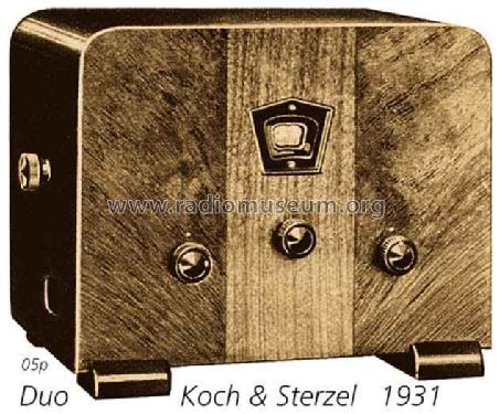 Duo W; Koch & Sterzel AG; (ID = 1851) Radio