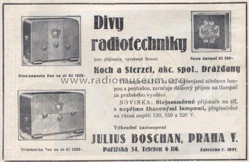 Duo W; Koch & Sterzel AG; (ID = 2340043) Radio
