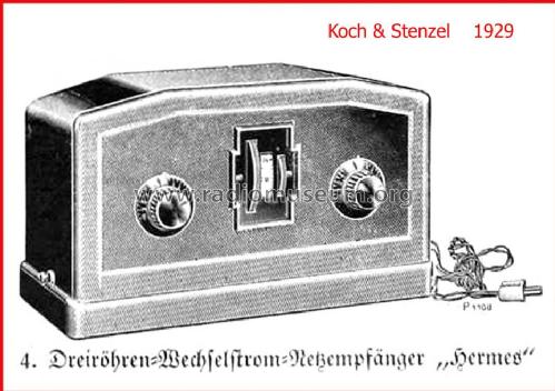 Hermes W; Koch & Sterzel AG; (ID = 55958) Radio