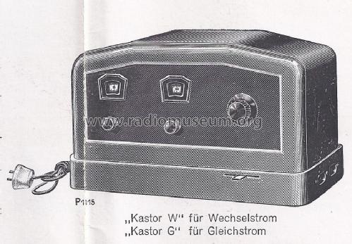 Kastor W; Koch & Sterzel AG; (ID = 1395036) Radio