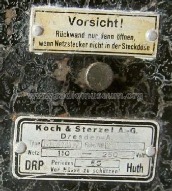 Resonanz 45W; Koch & Sterzel AG; (ID = 2026156) Radio
