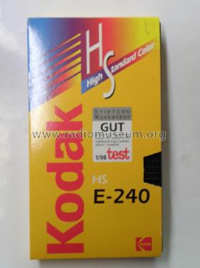 VHS Video Cassette ; Kodak - Eastman (ID = 2007059) Misc