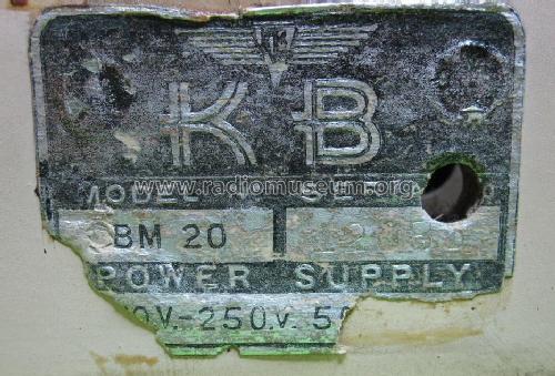 BM20; Kolster Brandes Ltd. (ID = 1609811) Radio