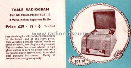 EGT10; Kolster Brandes Ltd. (ID = 1676117) Radio