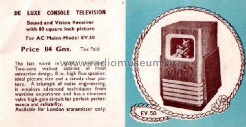 EV50; Kolster Brandes Ltd. (ID = 1676126) Television