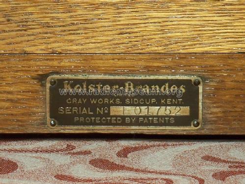 KB 169; Kolster Brandes Ltd. (ID = 1214605) Radio