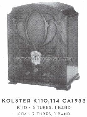 K-110 ; Kolster; USA (ID = 1581653) Radio