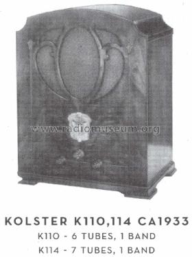 K-114 ; Kolster; USA (ID = 1581654) Radio