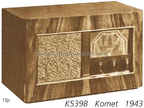 539B; Komet Radio AG; Mitl (ID = 1868) Radio