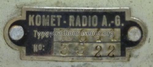 641; Komet Radio AG; Mitl (ID = 838482) Radio