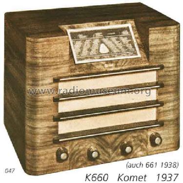 660; Komet Radio AG; Mitl (ID = 1857) Radio