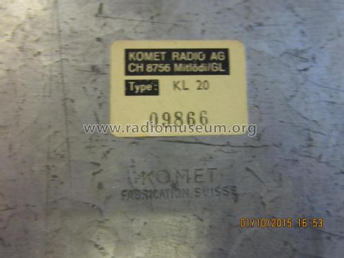 KL20; Komet Radio AG; Mitl (ID = 1896065) Lautspr.-K