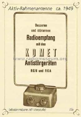 Rahmenantenne Komet RGN; Komet Radio AG; Mitl (ID = 711409) Antenny