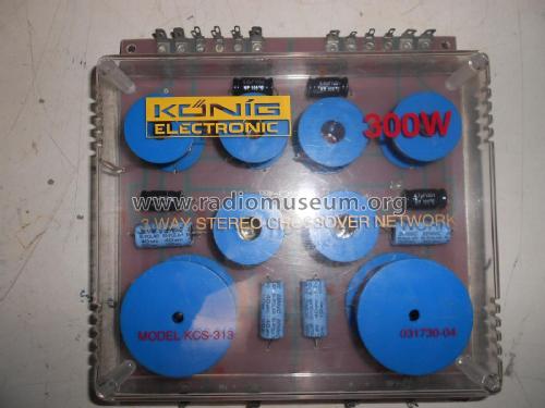 3 Way Stereo Crossover Network KCS-313; König Electronic (ID = 2380194) Misc