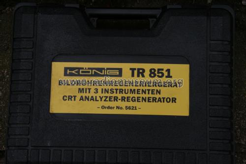 Bildröhrenmessregenerator TR-851 ; König Electronic (ID = 2108607) Equipment