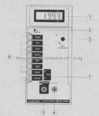 Digitales Kapazitätsmeßgerät DKM-190 ; König Electronic (ID = 542831) Ausrüstung