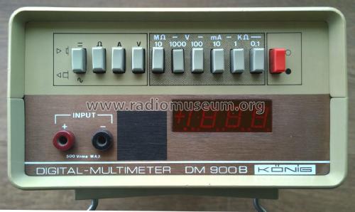 Digital-Multimeter DM 900B; König Electronic (ID = 1994143) Equipment