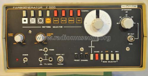 PAL-Farbgenerator F 888; König Electronic (ID = 1337140) Equipment