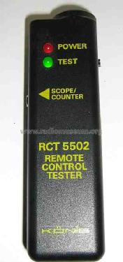 Remote Control Tester RCT 5502; König Electronic (ID = 439129) Equipment