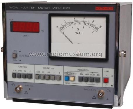 WOW- und Flutter Meter WFM670 ; König Electronic (ID = 553841) Equipment