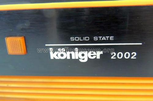 Maleta Tocadiscos 2002; Königer marca, (ID = 3089030) Sonido-V