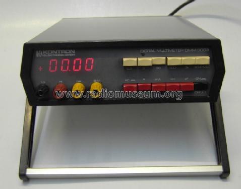 Digital Multimeter DMM-3003; Kontron Electronics, (ID = 942539) Equipment