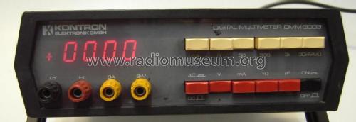 Digital Multimeter DMM-3003; Kontron Electronics, (ID = 942541) Equipment