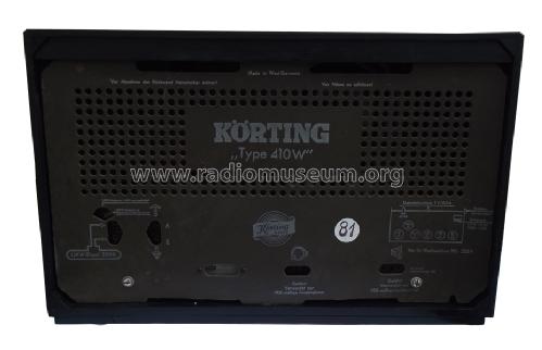 410W W410; Körting-Radio; (ID = 1422288) Radio