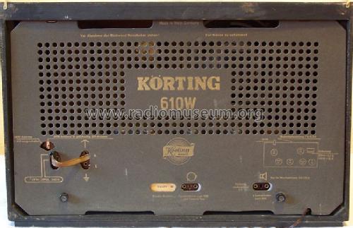 610W; Körting-Radio; (ID = 899670) Radio