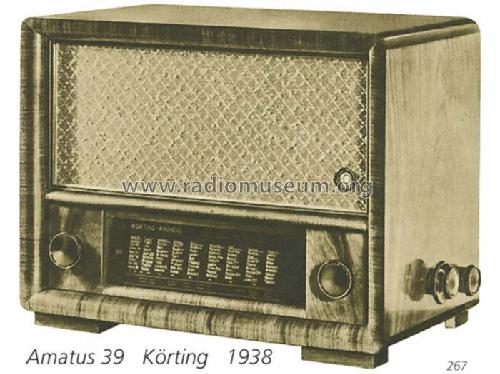 Amatus 39GW; Körting-Radio; (ID = 332) Radio