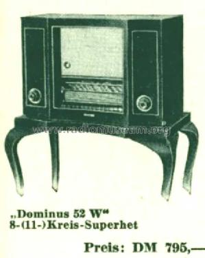 Dominus 52W; Körting-Radio; (ID = 513730) Radio