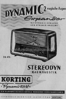 Dynamic 830W; Körting-Radio; (ID = 352140) Radio