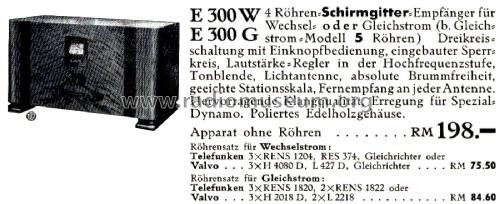 E300W; Körting-Radio; (ID = 2656733) Radio