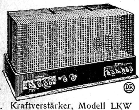 Excello-Kraftverstärker LKW15; Körting-Radio; (ID = 1525888) Ampl/Mixer