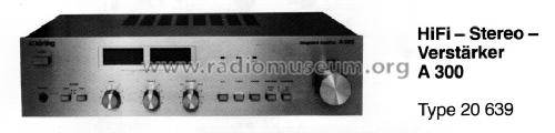 HiFi-Stereo-Verstärker A300 20639; Körting-Radio; (ID = 1204955) Ampl/Mixer