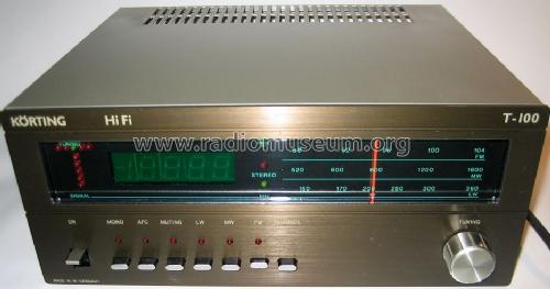 HiFi-Stereo-Tuner T-100 Type 39810; Körting-Radio; (ID = 688768) Radio