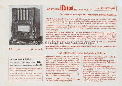 Körting Radio Das Programm der Reife 1934/35; Körting-Radio; (ID = 3199876) Paper
