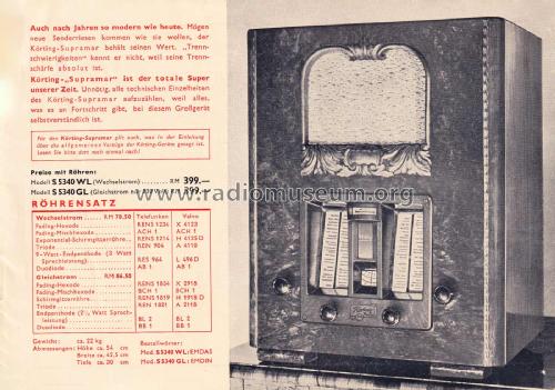 Körting Radio Das Programm der Reife 1934/35; Körting-Radio; (ID = 3204615) Paper