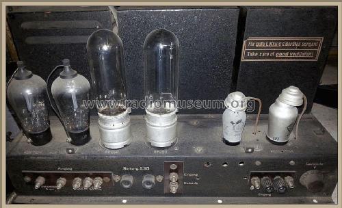 Kraftverstärker mit Netzanschlussgerät LKEW II ; Körting-Radio; (ID = 1754323) Ampl/Mixer