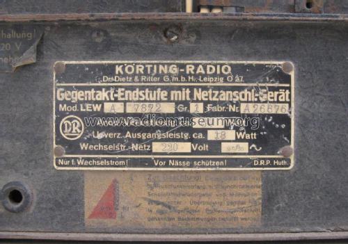 LEWA18; Körting-Radio; (ID = 1358740) Ampl/Mixer