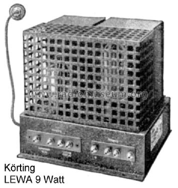 LEWA9; Körting-Radio; (ID = 253386) Ampl/Mixer