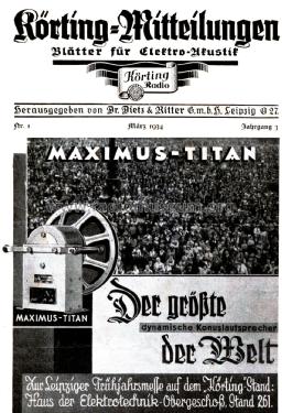 Maximus-Titan ; Körting-Radio; (ID = 2655945) Speaker-P