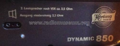 Musikschrank Dynamic 850; Körting-Radio; (ID = 1774797) Radio